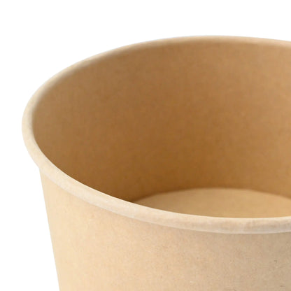Paper-bowls (premium) 800 ml, Ø 150 mm, brown, round