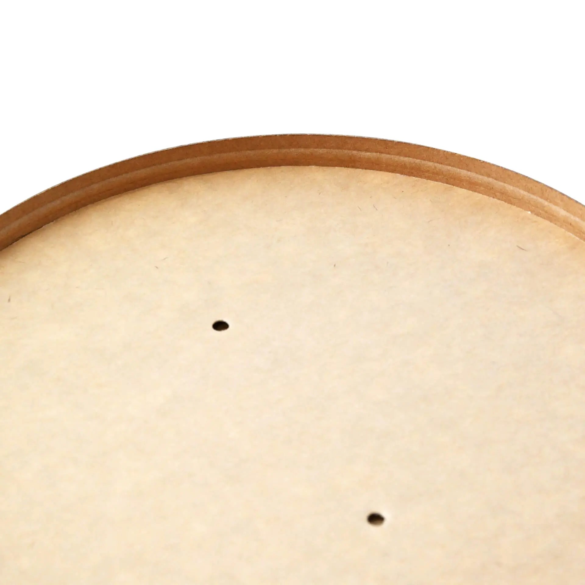 Paper cup lids membrane Ø 185 mm, brown, PLA-coated