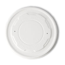 Flat cardboard lids Ø 115 mm, white, closed