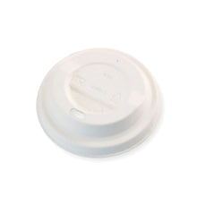 Paper lids Ø 80 mm, white, drinking opening