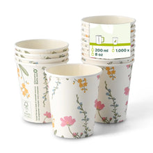 8 oz Paper cup printed with "Spring", Ø 80 mm, white