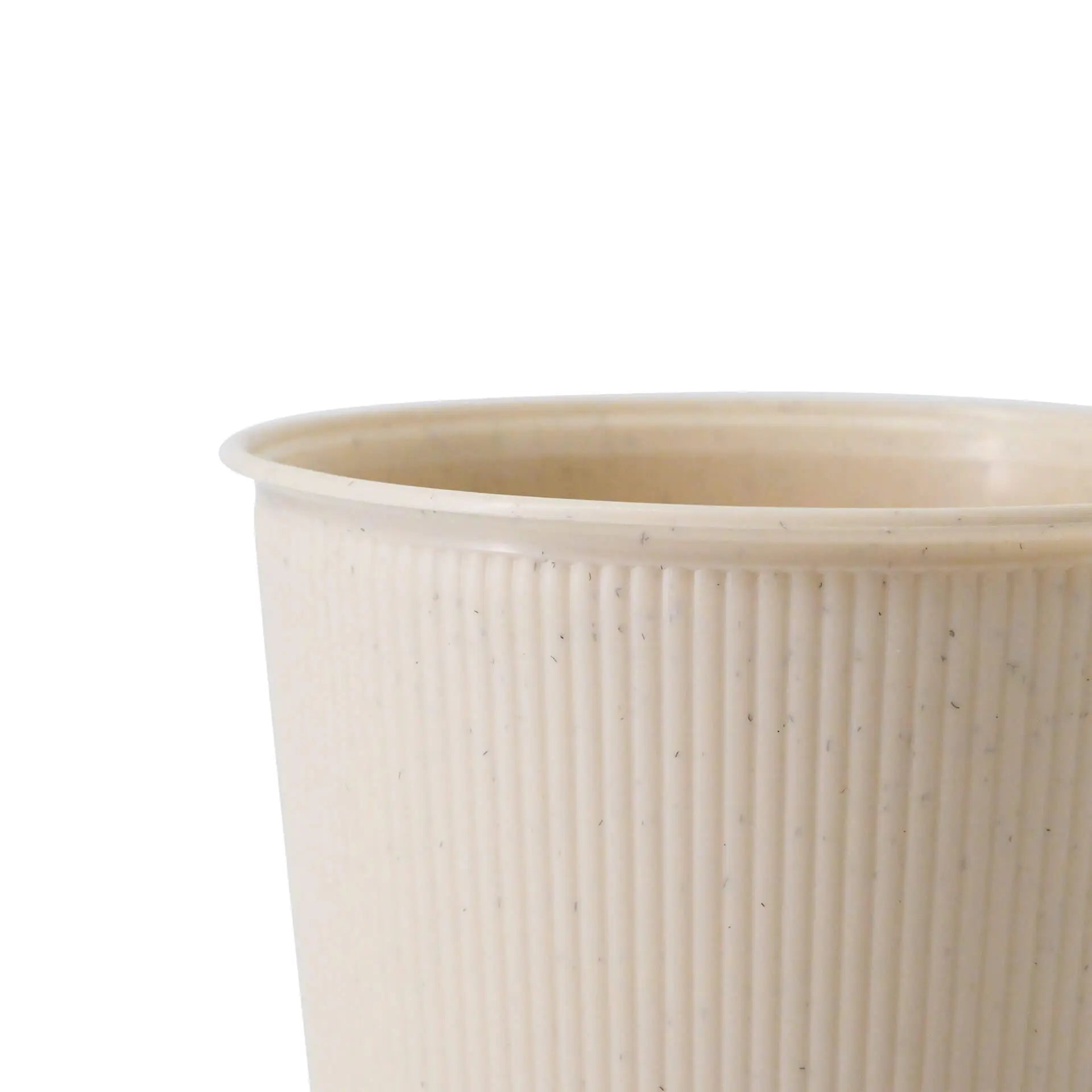 16 oz Reusable Cup (Ribbed) Ø 90 mm, cream white