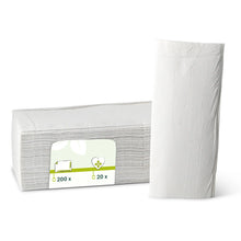 rPaper folded towels, 2-ply, V-fold, 200 sheets