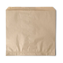 Paper-flat bags 24.5 x 25 cm, kraft