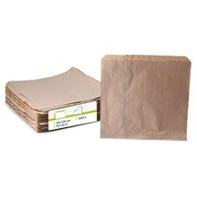 Paper-flat bags 30 x 29 cm, kraft