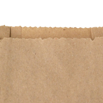 Flat paper bags, 10 x 5 x 19 cm, kraft