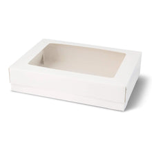 Cupcake boxes (12 pieces) with cellulose window, white