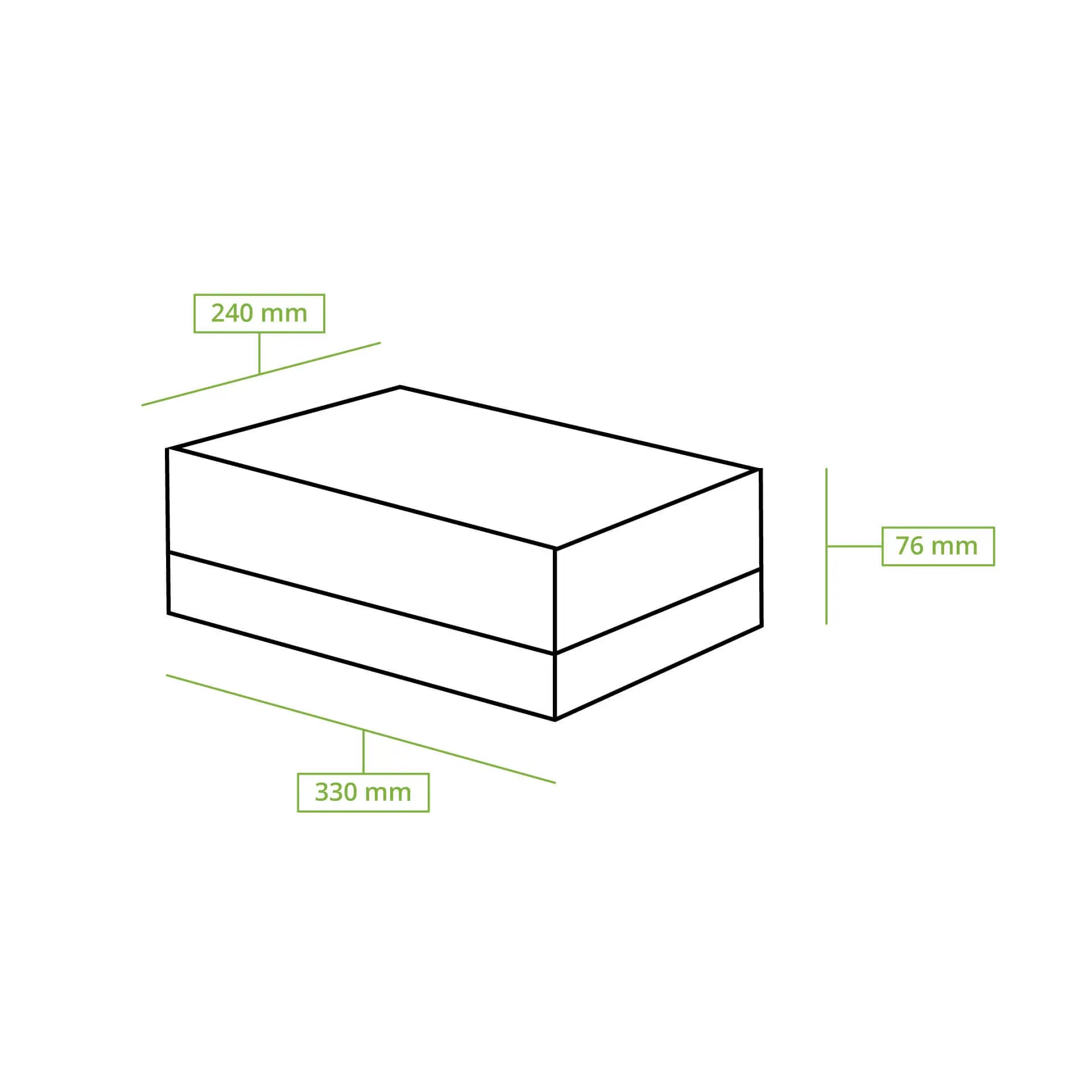 Cupcake boxes (12 pieces) with cellulose window, white