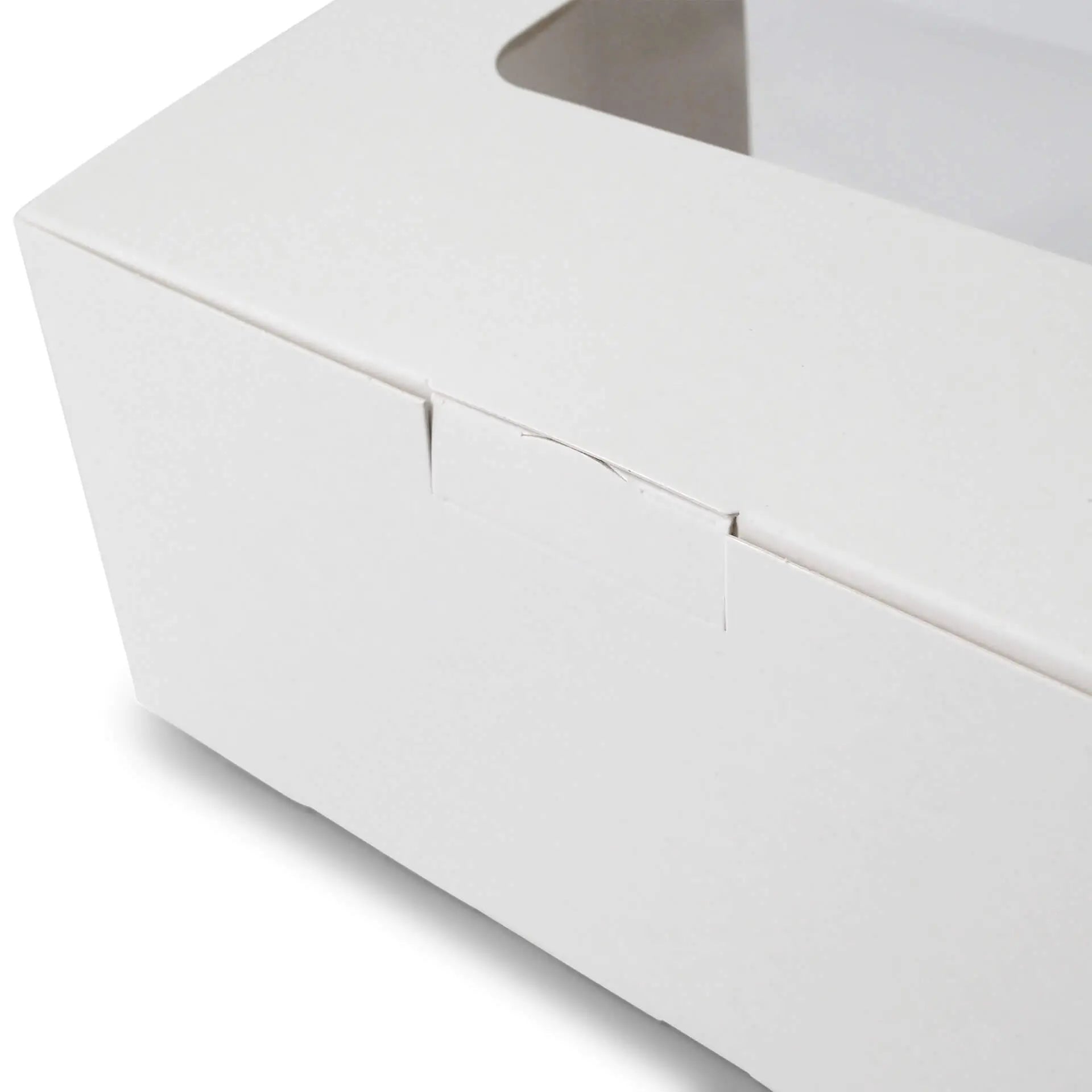 Cupcake boxes (2-pack), cellulose window, white