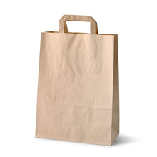 Recycling paper-carrier bags L, 26 x 12 x 35 cm, kraft