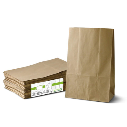 Shopping bags L 26 x 14 x 40 cm, kraft
