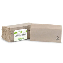 Paper napkins / serviettes 33 x 33 cm, 1-ply, 1/8 fold, unbleached