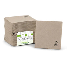 Recycled cocktail napkins (Premium) 20 x 20 cm, 2-ply, 1/4 fold