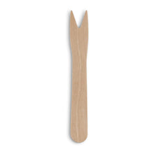 Wooden chip forks, 8.5 cm