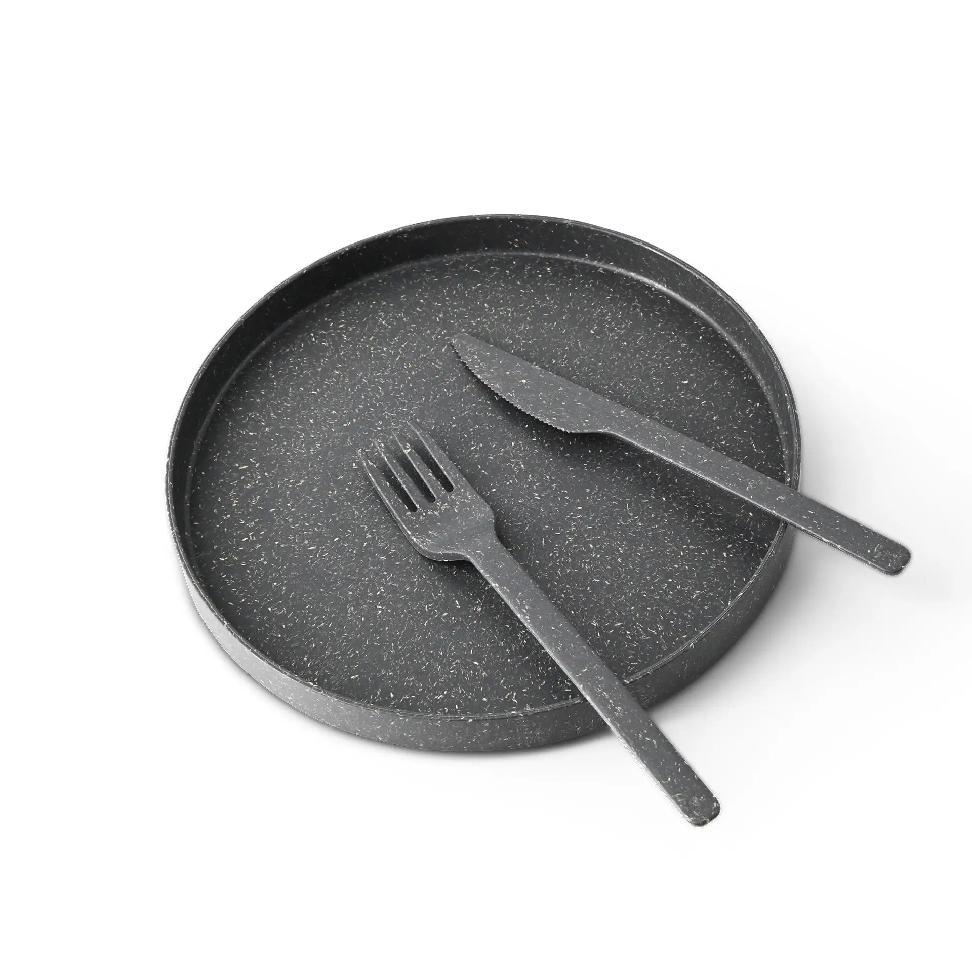 Reusable Knife “merways Cutlery” 18 cm, pepper / grey