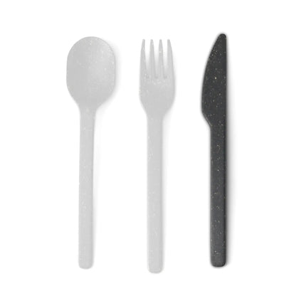 Reusable Knife “merways Cutlery” 18 cm, pepper / grey