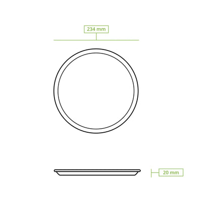 Palm leaf plates "Palmware®" Ø 23 cm, round